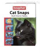 Beaphar Cat snaps комплексная пищевая добавка д/кош. таб №75