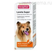 Beaphar 12554 Laveta super витамины д/собак для шерсти,  50мл.
