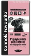 Kennels` Favourite Puppy & Junior Salmon and Rice 3 kg