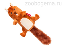 GiGwi Игрушка для собак Белка с большой пищалкой. Размер 32 см.