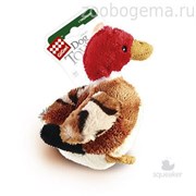 GiGwi Игрушка для собак Утка с пищалкой.Размер: 11 см.