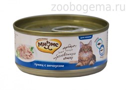 Мнямс консервы для кошек Тунец с анчоусами в нежном желе 70 г