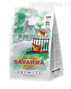 SAVARRA  Adult Cat Hairball Сухой корм для взрослых кошек, препятствующий образованию комочков шерсти в желудке 400г Утка/рис