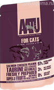 AATU для кошек с лососем, курицей и креветками