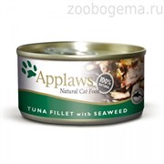 Applaws консервы для кошек с филе тунца и морской капустой, Cat Tuna Fillet & Seaweed
