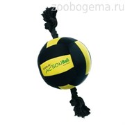 Karlie Игрушка д/собак плавающий мяч, 13 см, черно-желтый