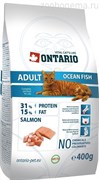 ONTARIO Корм для взрослых кошек  с морской рыбой