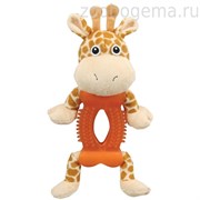 ZOLUX Игрушка плюшевая (хлопок+термопластичная резина) для собак "Жираф"