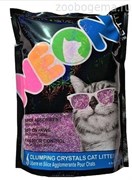 Neon Litter наполнитель силикагель, комкующийся, фиолетовый 1,81 кг