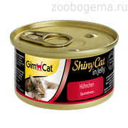 GIMCAT ShinyCat Консервы для кошек «Цыпленок»