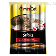 GIMCAT Sticks Палочки лакомые с индейкой и дрожжами