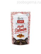 BRITE Meaty Salmon лакомство для кошек с лососем
