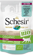 Schesir Bio консервы для котят, курица 85 гр