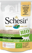 Schesir Bio консервы для кошек, курица 85 гр