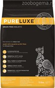 PureLuxe для домашних кошек с лососем и горошком, 400гр