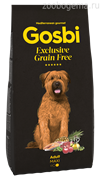 Корм Госби Грейн фри для собак крупных пород 3 кг / GOSBI EXCLUSIVE GRAIN FREE ADULT MAXI 3 kg