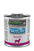 Vet Life Dog Struvite с курицей диетический влажный корм для собак при струвитных уролитах 300 гр