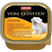 Animonda Vom Feinsten Junior влажный корм для щенков и юниоров с мясом домашней птицы и сердцем индейки, 150 гр