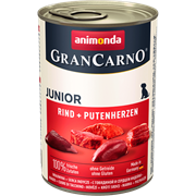 Animonda GranCarno Original Junior влажный корм для щенков и юниоров с говядиной и сердцем индейки 800гр