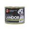 LANDOR Перепелка с потрошками консервы для взрослых собак всех пород 200 г - фото 11409