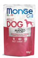 Monge Dog Grill Pouch паучи для собак говядина, 100 гр MZB013154 - фото 15920
