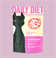ENSO DAILY DIET Корм влажный полнорационный для взрослых кошек, профилактика стресса, кусочки в соусе с перепелкой, 85 гр MZB309334 - фото 16269