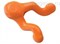 Zogoflex игрушка для собак Tizzi L для лакомств 16,5 см оранжевая - фото 5055