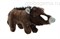 MIGHTY Супер прочная игрушка для собак "Сафари" Бородавочник, коричневый, прочность 8/10 - фото 7585