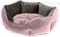 Двухсторонняя софа QUEEN 45 розово-серая (велюр) - фото 8282